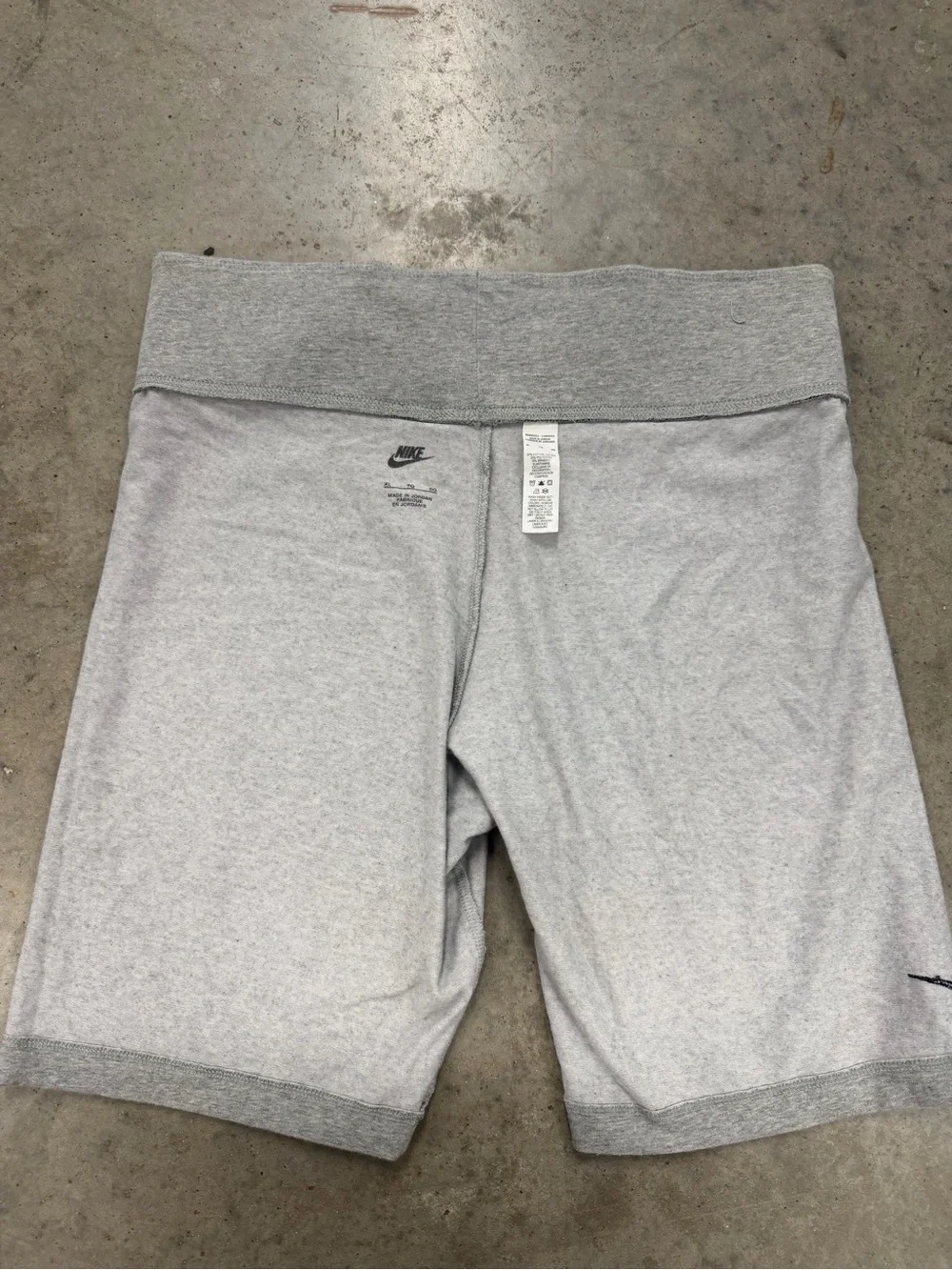 Nike Women’s Gray High-Rise Bike Shorts